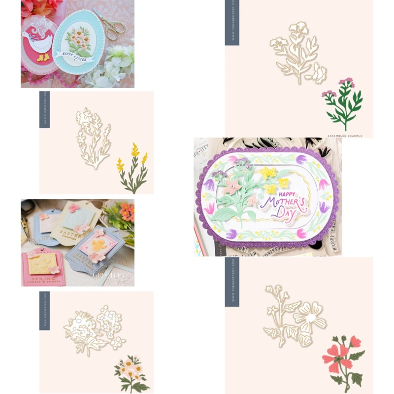 Soap Making Books - Металлические вырубные формы Cress Hawthorn Mallow
