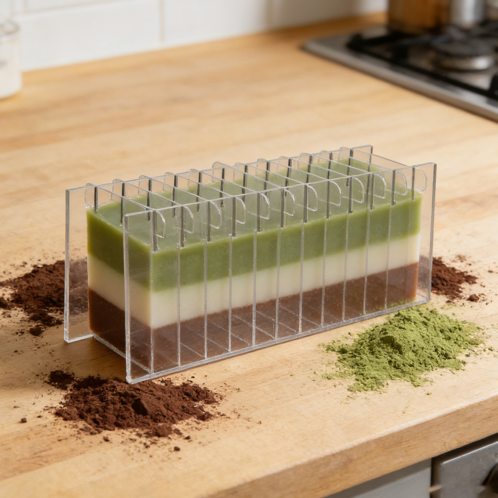 Soap Making Books - Акриловая разделительная доска для силиконовых форм,