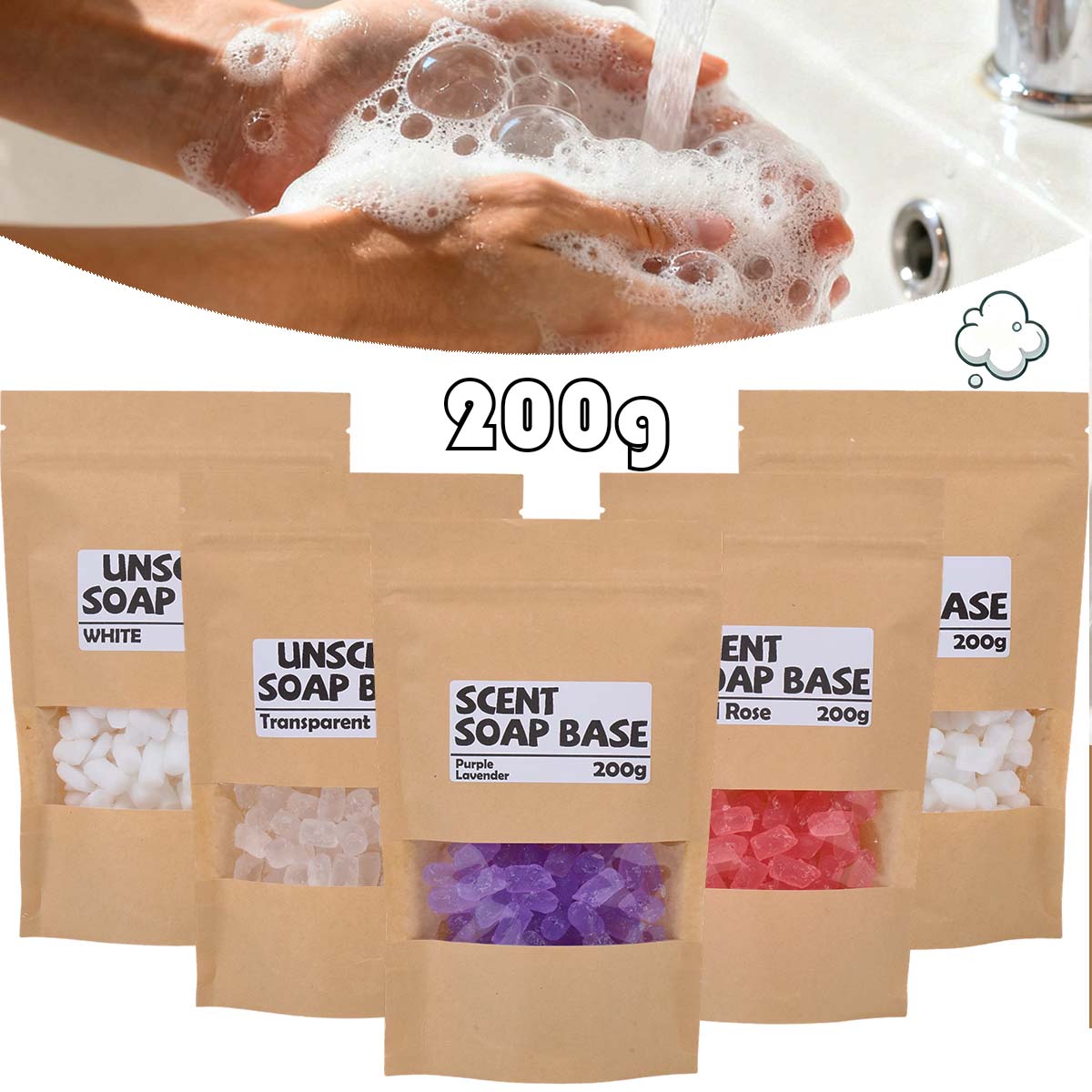 200 г ароматизированная основа – обзор и цена Soap Making Material Wholesale