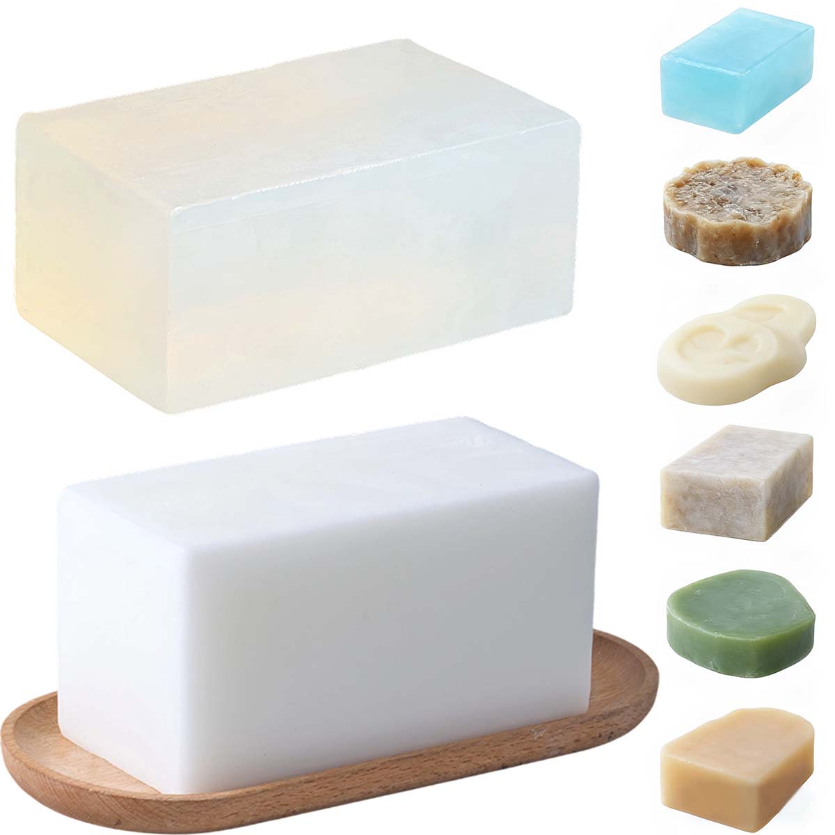 Коробка 1000 г, прозрачное бел – обзор и цена Soap Making Books
